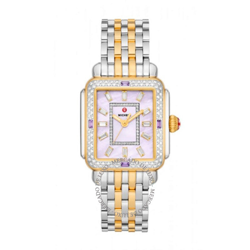 Relógio Deco Quartz Diamond Mostrador Roxo 35 mm - Mercado de Luxo - O Maior E-Commerce de Bens, Produtos e Serviços de Luxo do Brasil.