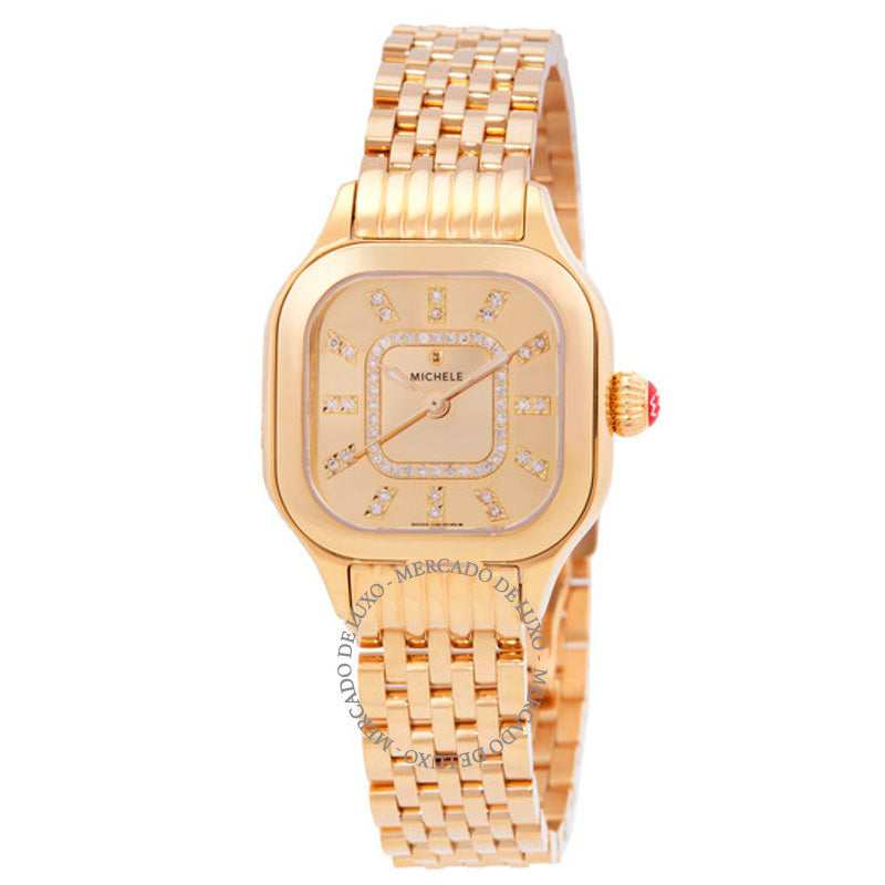 Relógio Mostrador dourado Meggie 29 mm - Mercado de Luxo - O Maior E-Commerce de Bens, Produtos e Serviços de Luxo do Brasil.