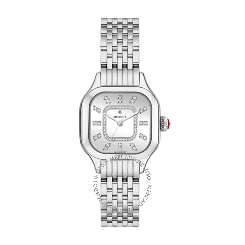 Relógio Meggie Quartzo Diamante Mostrador Prata 29 mm - Mercado de Luxo - O Maior E-Commerce de Bens, Produtos e Serviços de Luxo do Brasil.