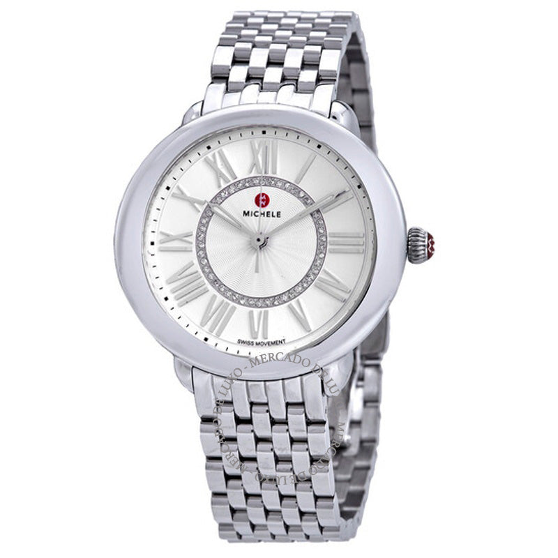 Relógio Serein Quartzo Diamante Mostrador Prata 36 mm - Mercado de Luxo - O Maior E-Commerce de Bens, Produtos e Serviços de Luxo do Brasil.