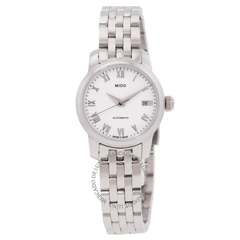 Relógio Baroncelli Automático Mostrador Branco 25 mm - Mercado de Luxo - O Maior E-Commerce de Bens, Produtos e Serviços de Luxo do Brasil.