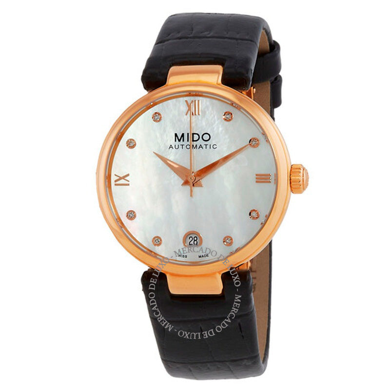 Relógio Baroncelli Automático Diamante Branco Madrepérola Mostrador 33 mm - Mercado de Luxo - O Maior E-Commerce de Bens, Produtos e Serviços de Luxo do Brasil.