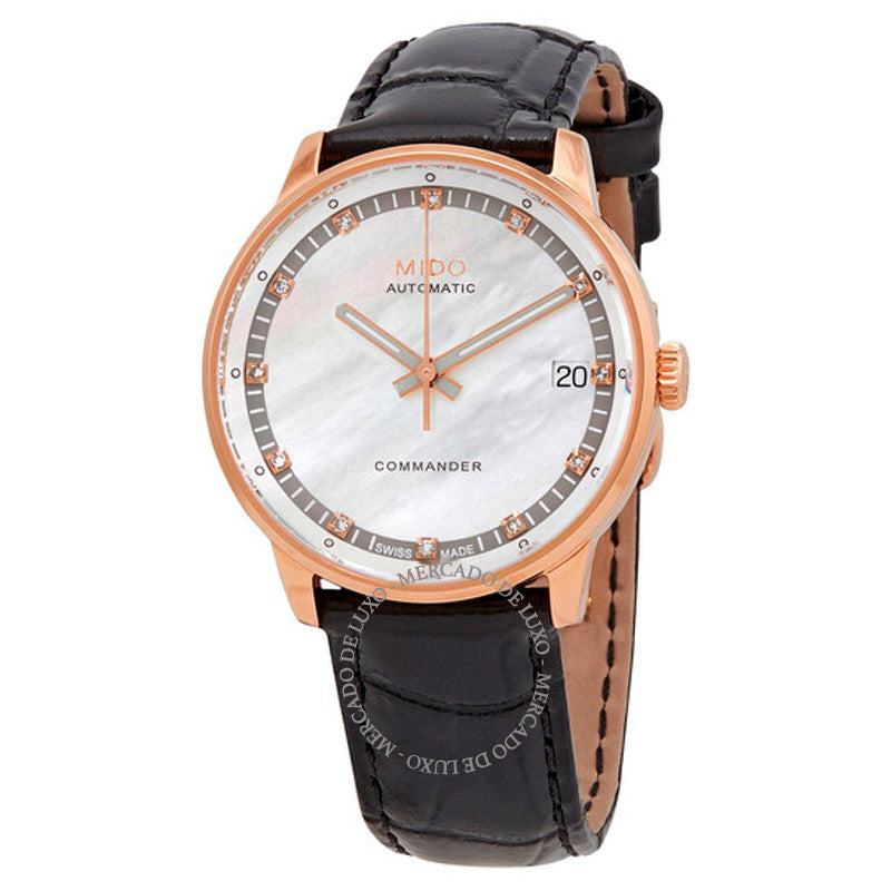 Relógio Comander II Automático Diamante Madrepérola Mostrador 33 mm - Mercado de Luxo - O Maior E-Commerce de Bens, Produtos e Serviços de Luxo do Brasil.