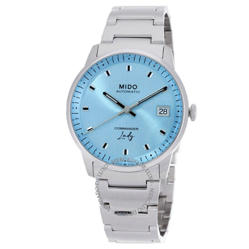 Relógio Comandante Automático Mostrador Azul 35 mm - Mercado de Luxo - O Maior E-Commerce de Bens, Produtos e Serviços de Luxo do Brasil.