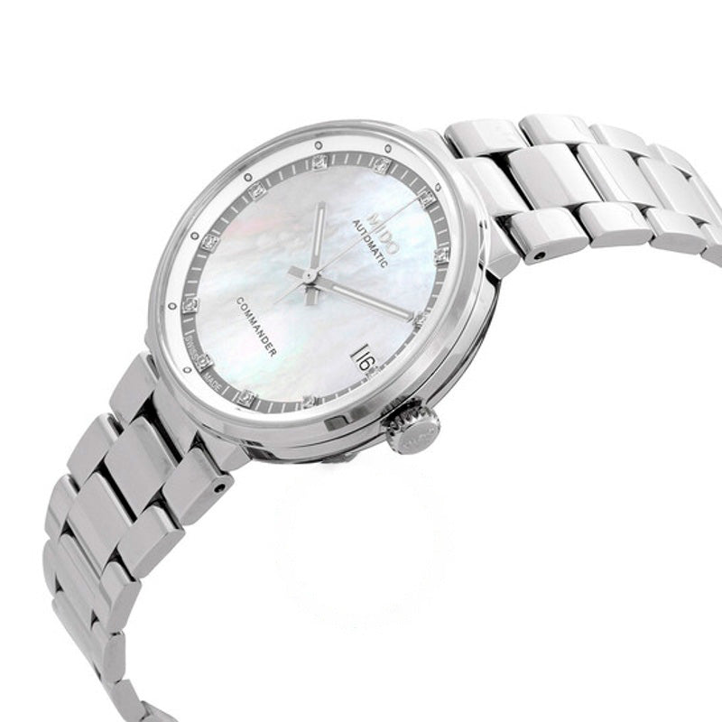 Relógio Commander II Automático Diamante Branco Madrepérola Mostrador 33 mm - Mercado de Luxo - O Maior E-Commerce de Bens, Produtos e Serviços de Luxo do Brasil.