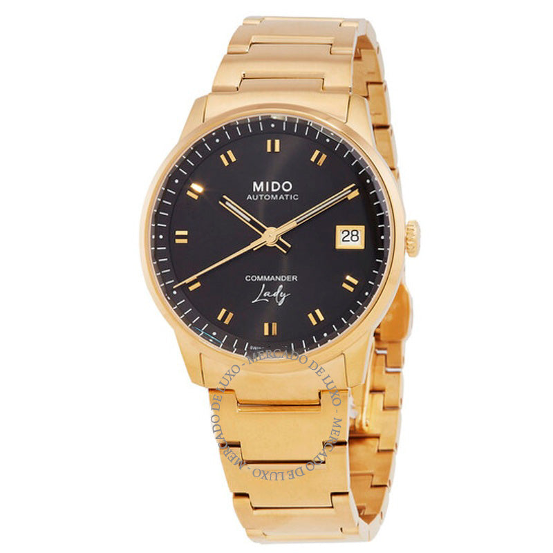 Relógio Commander Lady Automático Mostrador Preto 35 mm - Mercado de Luxo - O Maior E-Commerce de Bens, Produtos e Serviços de Luxo do Brasil.