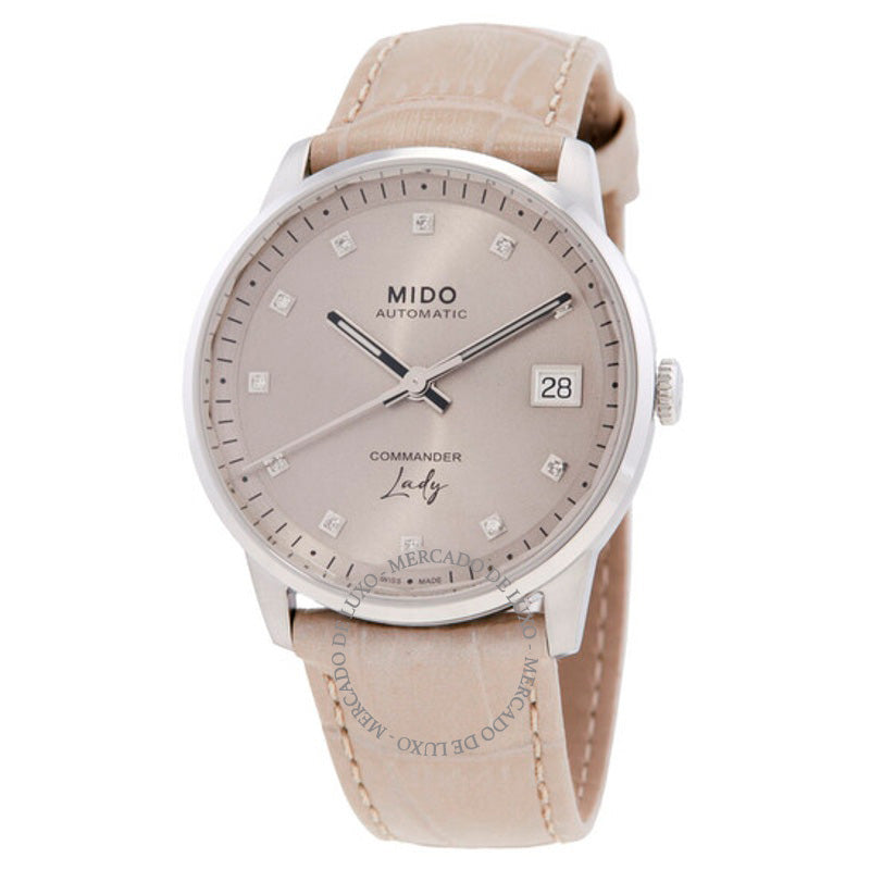 Relógio Commander Lady Automático Diamante Marrom Mostrador 35 mm - Mercado de Luxo - O Maior E-Commerce de Bens, Produtos e Serviços de Luxo do Brasil.