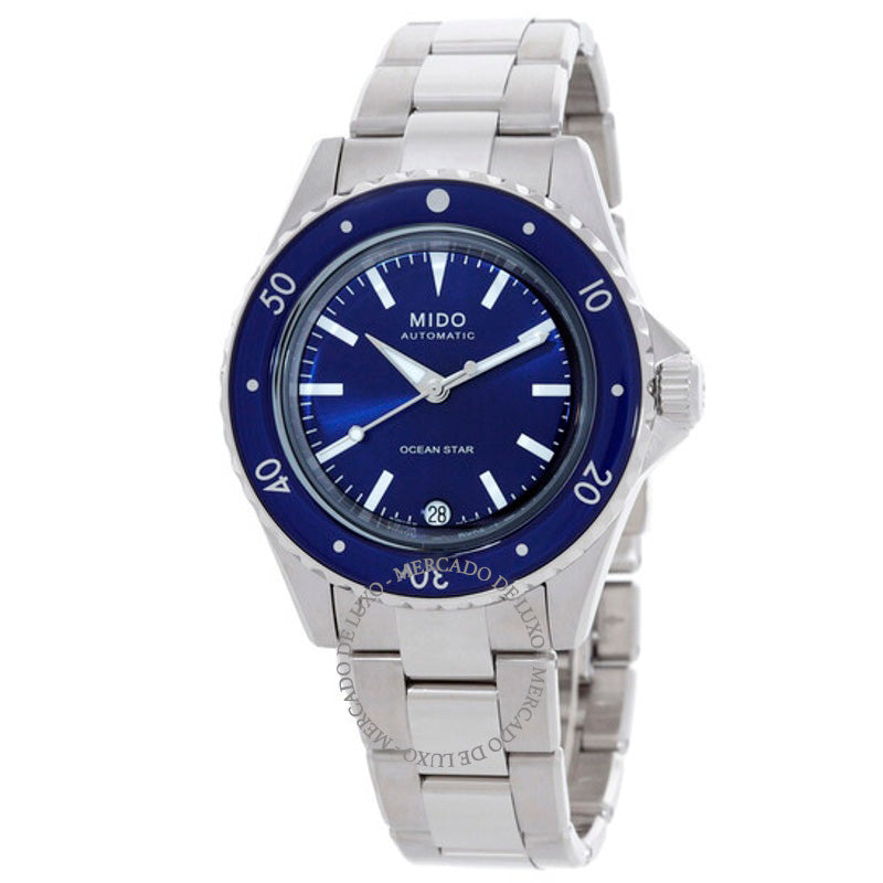 Relógio Ocean Star Automático Mostrador Azul 36 mm - Mercado de Luxo - O Maior E-Commerce de Bens, Produtos e Serviços de Luxo do Brasil.