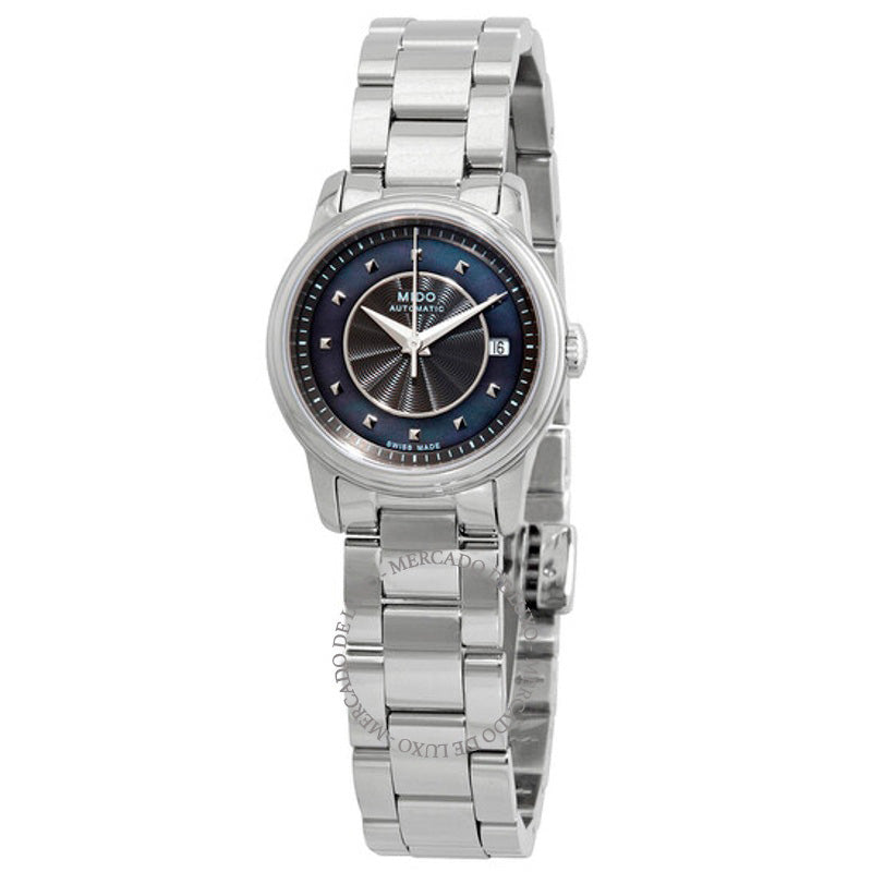 Relógio Baroncelli III Automático Madrepérola Negra 25 mm - Mercado de Luxo - O Maior E-Commerce de Bens, Produtos e Serviços de Luxo do Brasil.