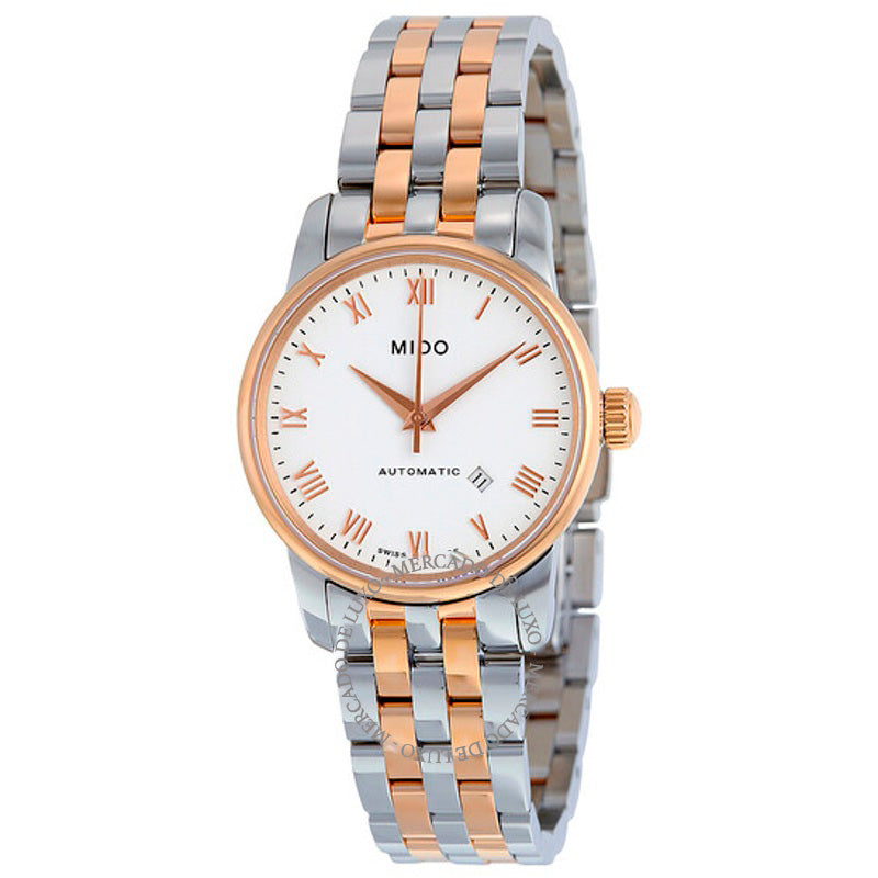 Relógio Baroncelli Automático Mostrador Branco Bicolor 29 mm - Mercado de Luxo - O Maior E-Commerce de Bens, Produtos e Serviços de Luxo do Brasil.