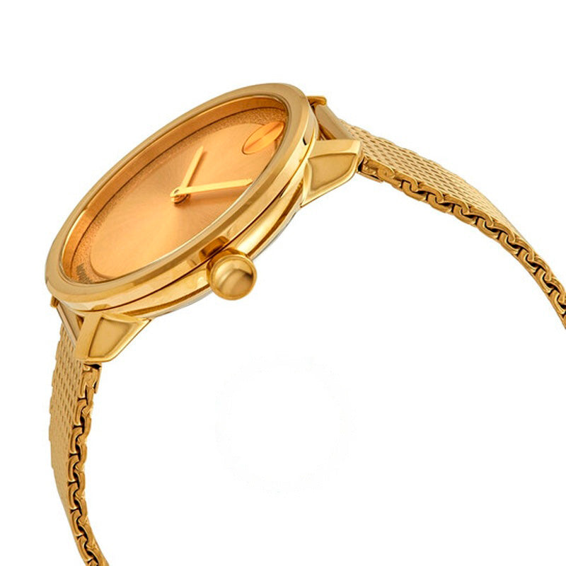 Relógio Mostrador metálico dourado ousado 34 mm - Mercado de Luxo - O Maior E-Commerce de Bens, Produtos e Serviços de Luxo do Brasil.