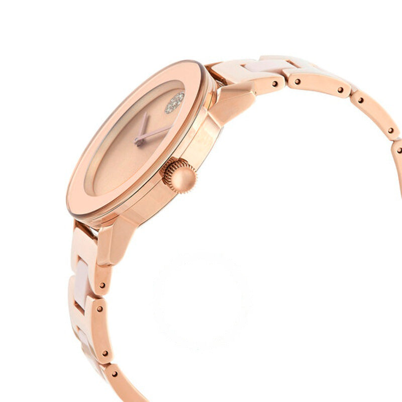 Relógio Mostrador rosa de quartzo em negrito 36 mm - Mercado de Luxo - O Maior E-Commerce de Bens, Produtos e Serviços de Luxo do Brasil.