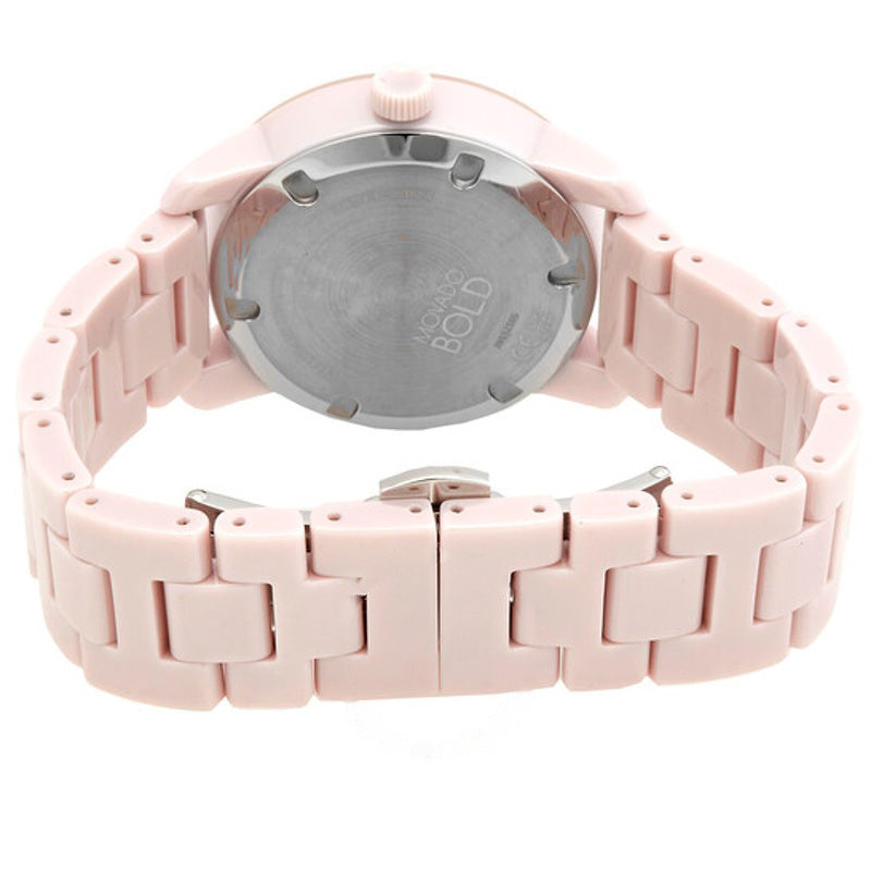 Relógio Mostrador rosa de quartzo em negrito 36 mm - Mercado de Luxo - O Maior E-Commerce de Bens, Produtos e Serviços de Luxo do Brasil.