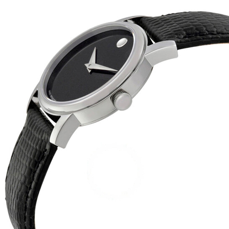 Relógio Mostrador preto do museu pulseira de couro preta 2 26 mm - Mercado de Luxo - O Maior E-Commerce de Bens, Produtos e Serviços de Luxo do Brasil.