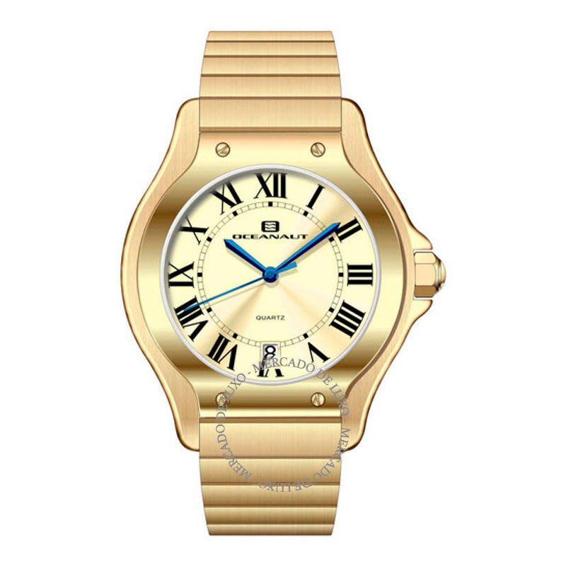Relógio Mostrador Rayonner dourado 35 mm - Mercado de Luxo - O Maior E-Commerce de Bens, Produtos e Serviços de Luxo do Brasil.