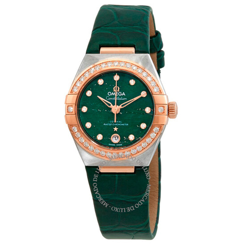 Relógio Constellation Cronômetro Automático Mostrador Verde Diamante  - Mercado de Luxo - O Maior E-Commerce de Bens, Produtos e Serviços de Luxo do Brasil.