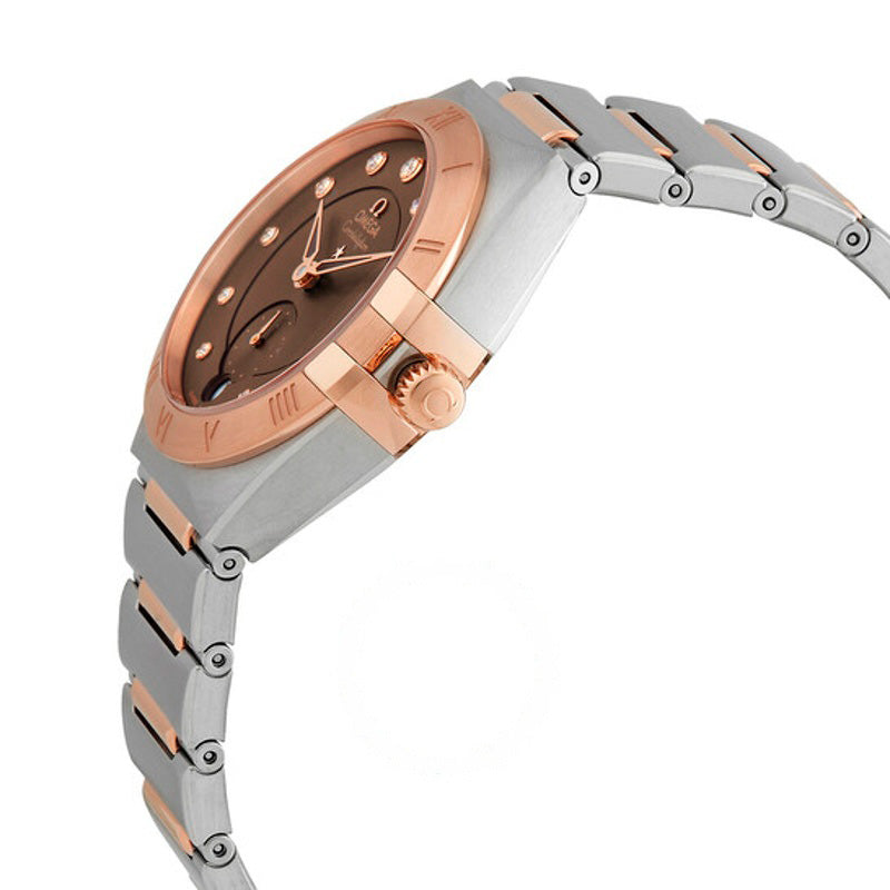 Relógio Constellation Cronômetro Automático Mostrador Marrom Diamante  - Mercado de Luxo - O Maior E-Commerce de Bens, Produtos e Serviços de Luxo do Brasil.