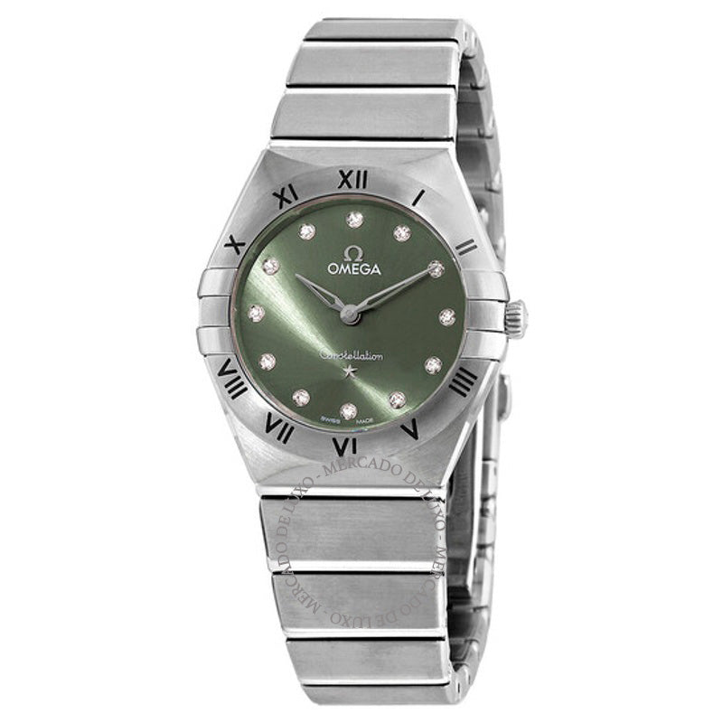Relógio Constelação Quartzo Diamante Mostrador Verde 28 mm - Mercado de Luxo - O Maior E-Commerce de Bens, Produtos e Serviços de Luxo do Brasil.