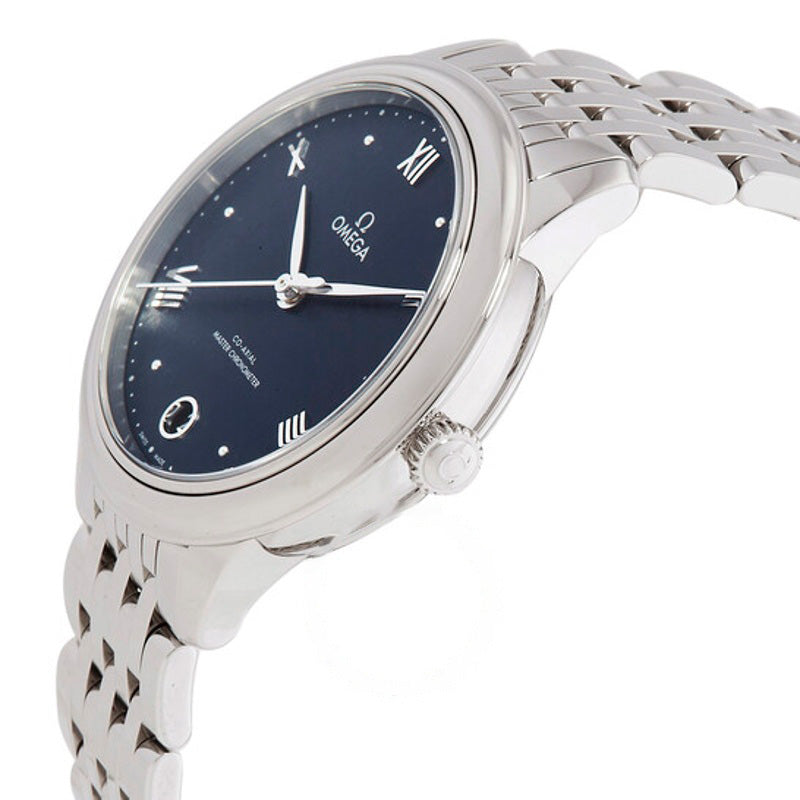 Relógio De Ville Automático Mostrador Azul 34 mm - Mercado de Luxo - O Maior E-Commerce de Bens, Produtos e Serviços de Luxo do Brasil.