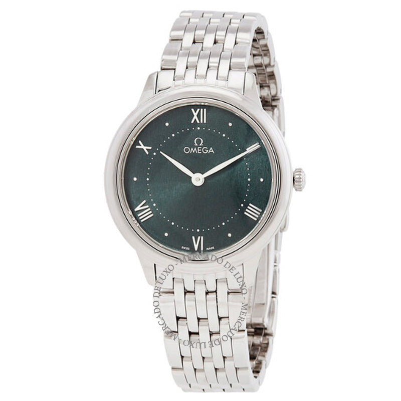 Relógio De Ville Quartzo Mostrador Verde 30 mm - Mercado de Luxo - O Maior E-Commerce de Bens, Produtos e Serviços de Luxo do Brasil.