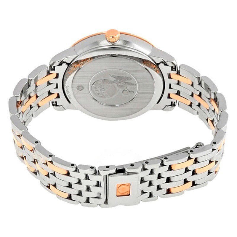 Relógio De Ville Silver Diamond Dial em aço e ouro rosa 18k 32 mm - Mercado de Luxo - O Maior E-Commerce de Bens, Produtos e Serviços de Luxo do Brasil.