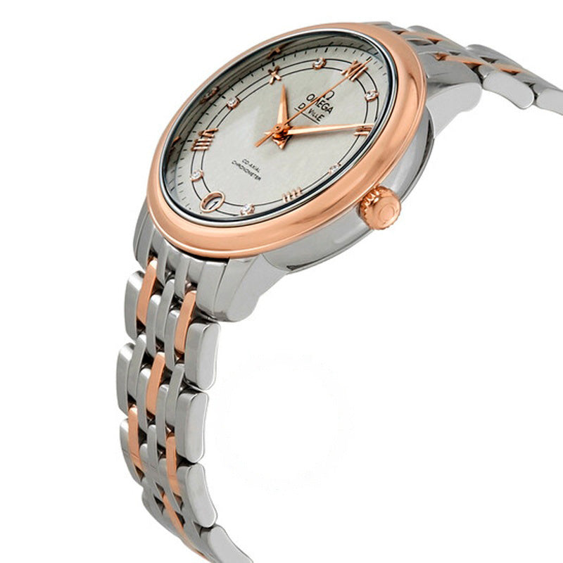 Relógio De Ville Automático Marfim Prateado Mostrador de Diamante 32 mm - Mercado de Luxo - O Maior E-Commerce de Bens, Produtos e Serviços de Luxo do Brasil.