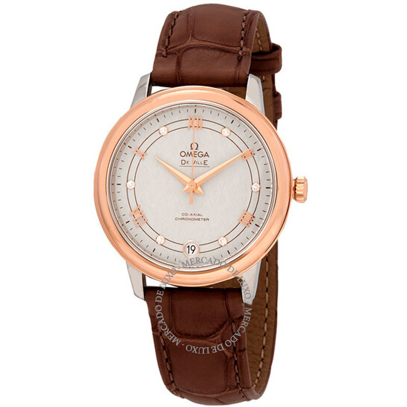 Relógio De Ville Automático Diamante Mostrador Prata 32 mm - Mercado de Luxo - O Maior E-Commerce de Bens, Produtos e Serviços de Luxo do Brasil.