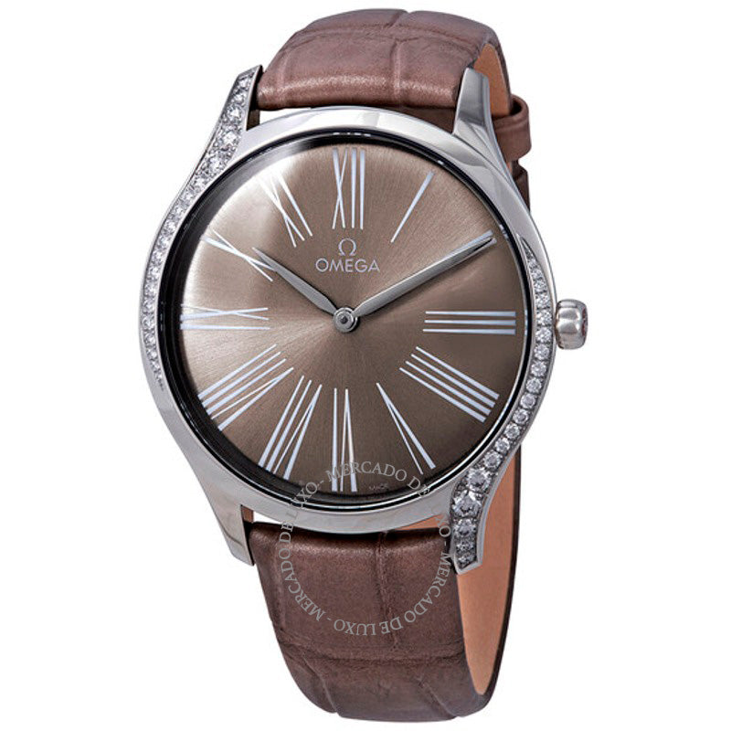 Relógio De Ville Mostrador Cinza Diamante 39 mm - Mercado de Luxo - O Maior E-Commerce de Bens, Produtos e Serviços de Luxo do Brasil.