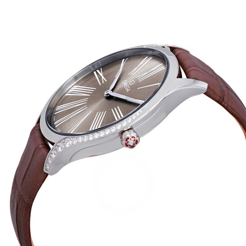 Relógio De Ville Mostrador Cinza Diamante 39 mm - Mercado de Luxo - O Maior E-Commerce de Bens, Produtos e Serviços de Luxo do Brasil.