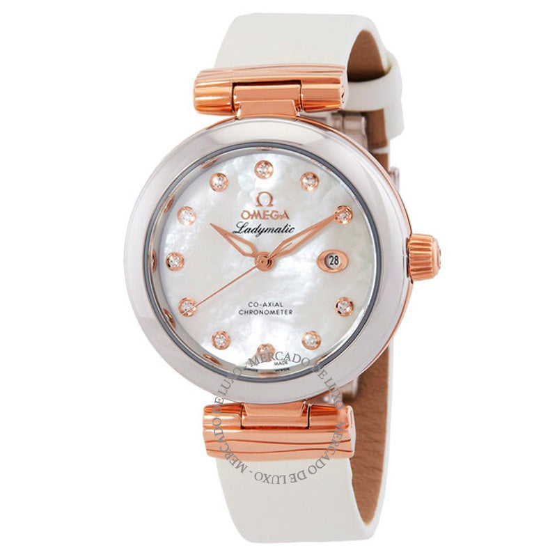 Relógio De Ville Cronômetro Automático Mostrador Branco Diamante 34 mm - Mercado de Luxo - O Maior E-Commerce de Bens, Produtos e Serviços de Luxo do Brasil.