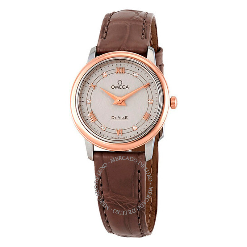 Relógio De Ville Prestige Diamond Silver Dial 27 mm - Mercado de Luxo - O Maior E-Commerce de Bens, Produtos e Serviços de Luxo do Brasil.