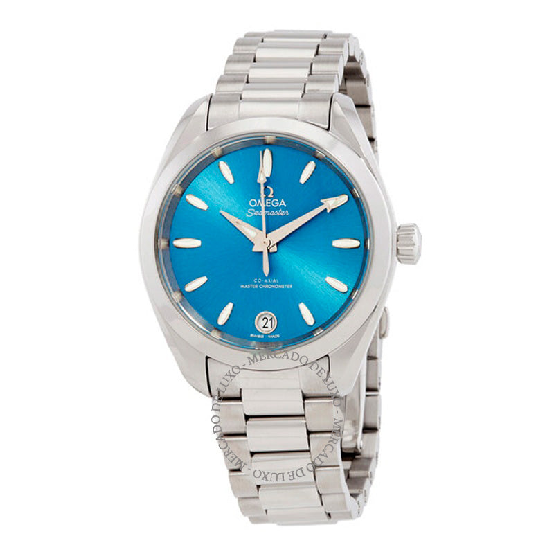 Relógio Seamaster Aqua Terra Cronômetro Automático Mostrador Azul  - Mercado de Luxo - O Maior E-Commerce de Bens, Produtos e Serviços de Luxo do Brasil.