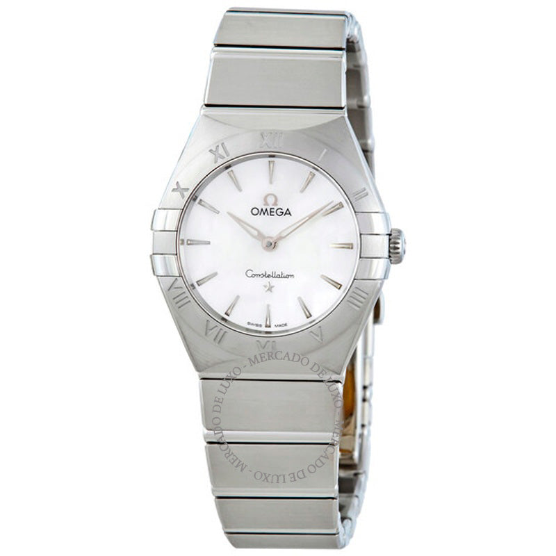 Relógio Mostrador Constellation Quartzo Branco Madrepérola 28 mm - Mercado de Luxo - O Maior E-Commerce de Bens, Produtos e Serviços de Luxo do Brasil.