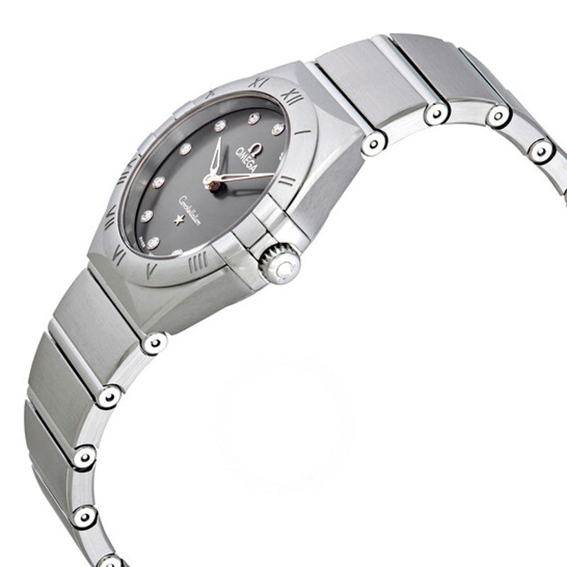 Relógio Constellation Manhattan Quartzo Diamante Mostrador Cinza 28 mm - Mercado de Luxo - O Maior E-Commerce de Bens, Produtos e Serviços de Luxo do Brasil.