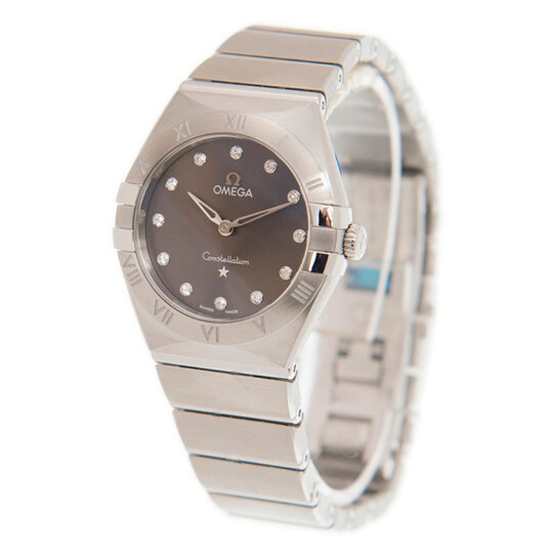 Relógio Constellation Manhattan Quartzo Diamante Mostrador Cinza 28 mm - Mercado de Luxo - O Maior E-Commerce de Bens, Produtos e Serviços de Luxo do Brasil.