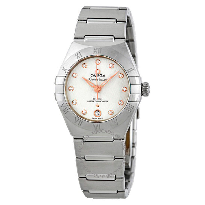 Relógio Constelação Automático Diamante Mostrador Prata 29 mm - Mercado de Luxo - O Maior E-Commerce de Bens, Produtos e Serviços de Luxo do Brasil.
