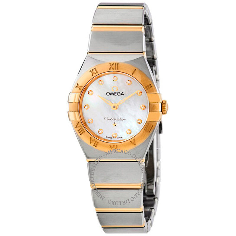 Relógio Constellation Manhattan Quartz Diamond Mostrador em madrepérola branca 25 mm - Mercado de Luxo - O Maior E-Commerce de Bens, Produtos e Serviços de Luxo do Brasil.