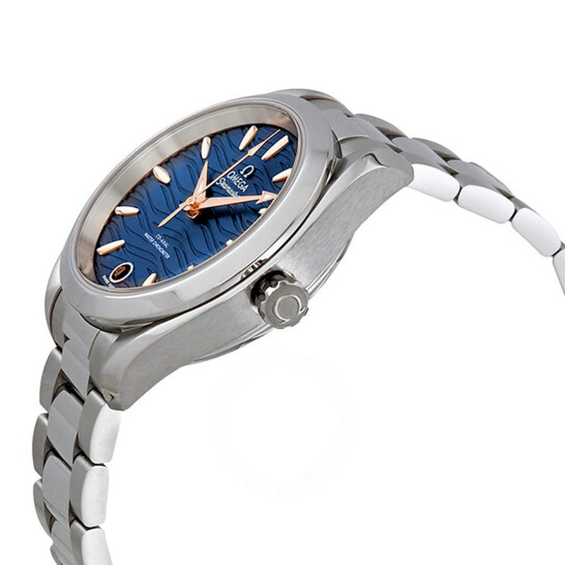 Relógio Seamaster Aqua Terra Co-Axial Master Chronomter Automático Mostrador Azul 34 mm - Mercado de Luxo - O Maior E-Commerce de Bens, Produtos e Serviços de Luxo do Brasil.