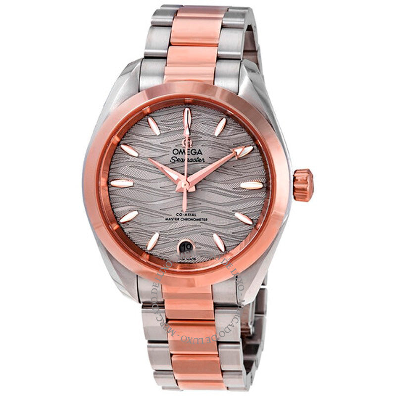 Relógio Seamaster Automatic Waved Agate Grey Dial 34 mm - Mercado de Luxo - O Maior E-Commerce de Bens, Produtos e Serviços de Luxo do Brasil.