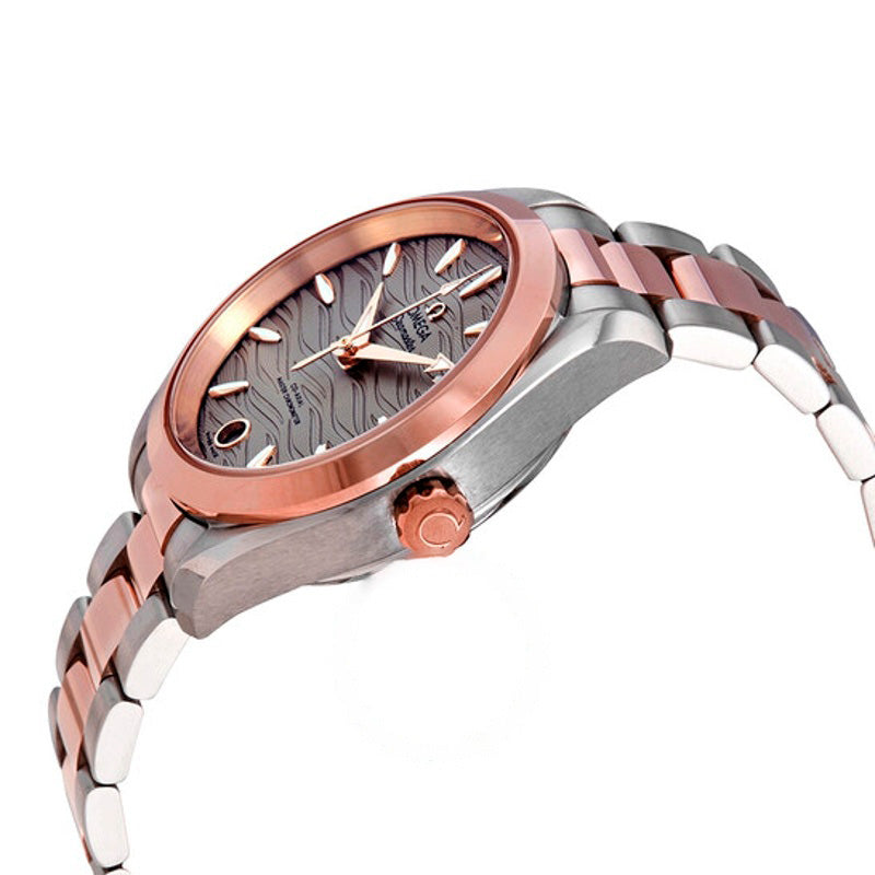Relógio Seamaster Automatic Waved Agate Grey Dial 34 mm - Mercado de Luxo - O Maior E-Commerce de Bens, Produtos e Serviços de Luxo do Brasil.
