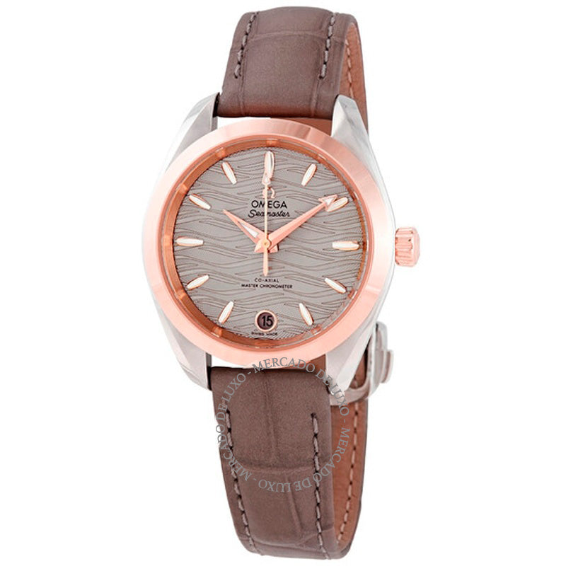 Relógio Seamaster Aqua Terra 150M Cronômetro Automático Mostrador Cinza 34 mm - Mercado de Luxo - O Maior E-Commerce de Bens, Produtos e Serviços de Luxo do Brasil.