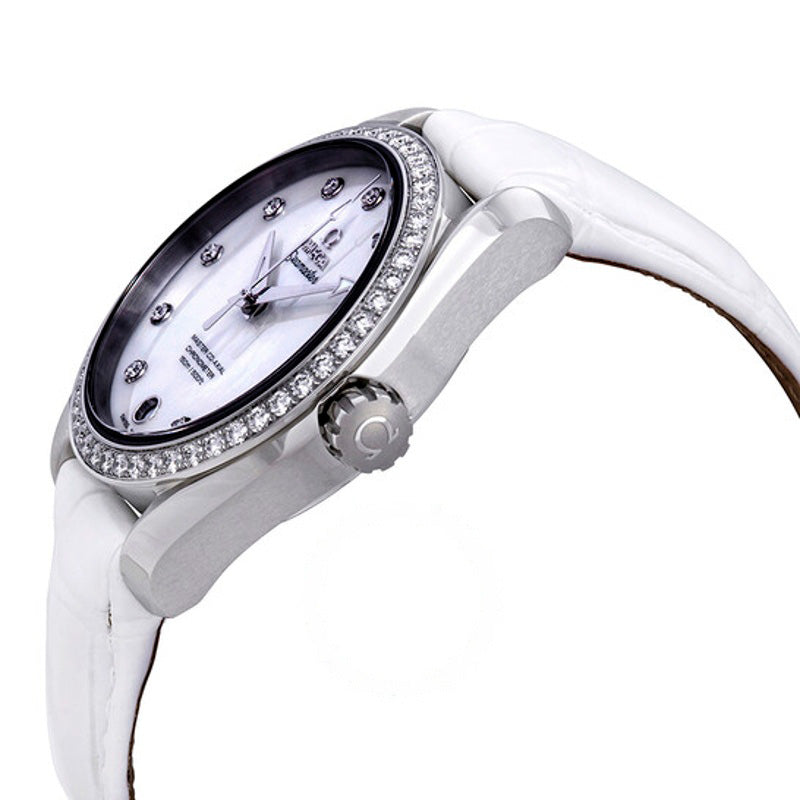 Relógio Seamaster Aqua Terra Automático Diamante Branco Madrepérola Mostrador  - Mercado de Luxo - O Maior E-Commerce de Bens, Produtos e Serviços de Luxo do Brasil.
