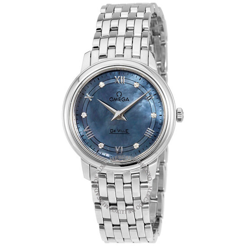 Relógio De Ville Prestige Azul Madrepérola 27 mm - Mercado de Luxo - O Maior E-Commerce de Bens, Produtos e Serviços de Luxo do Brasil.
