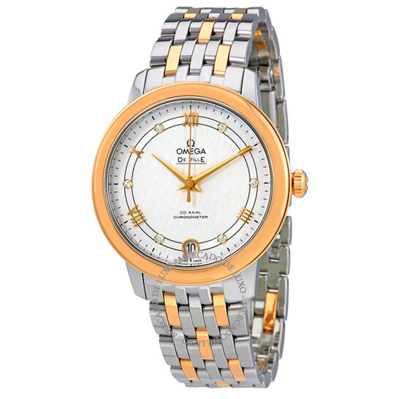 Relógio De Ville Prestige Co-Axial Silver Diamond Dial 32 mm - Mercado de Luxo - O Maior E-Commerce de Bens, Produtos e Serviços de Luxo do Brasil.