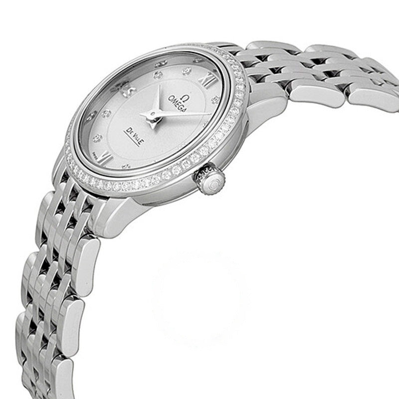 Relógio DeVille Prestige Silver Diamond Dial em aço inoxidável  - Mercado de Luxo - O Maior E-Commerce de Bens, Produtos e Serviços de Luxo do Brasil.
