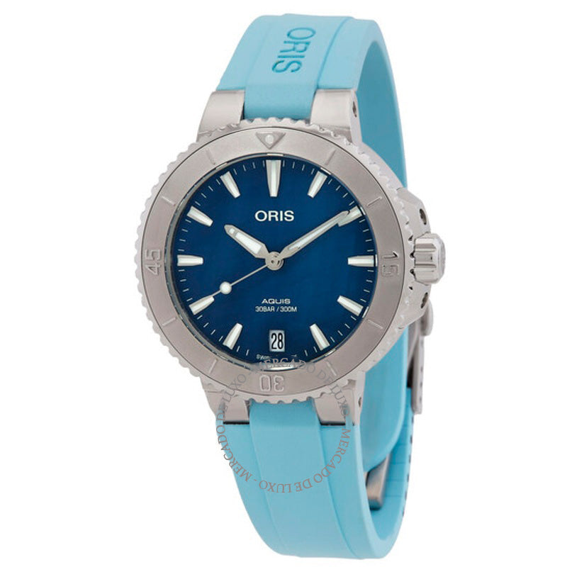 Relógio Aquis Automático Azul Dial 01 733 7770 4155-07 4 36 mm - Mercado de Luxo - O Maior E-Commerce de Bens, Produtos e Serviços de Luxo do Brasil.