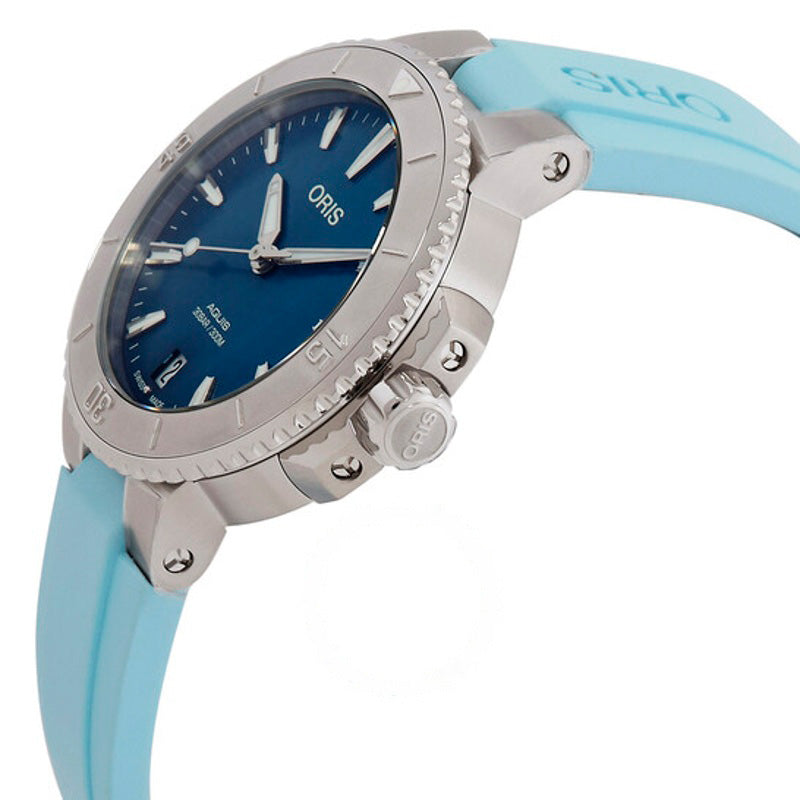 Relógio Aquis Automático Azul Dial 01 733 7770 4155-07 4 36 mm - Mercado de Luxo - O Maior E-Commerce de Bens, Produtos e Serviços de Luxo do Brasil.