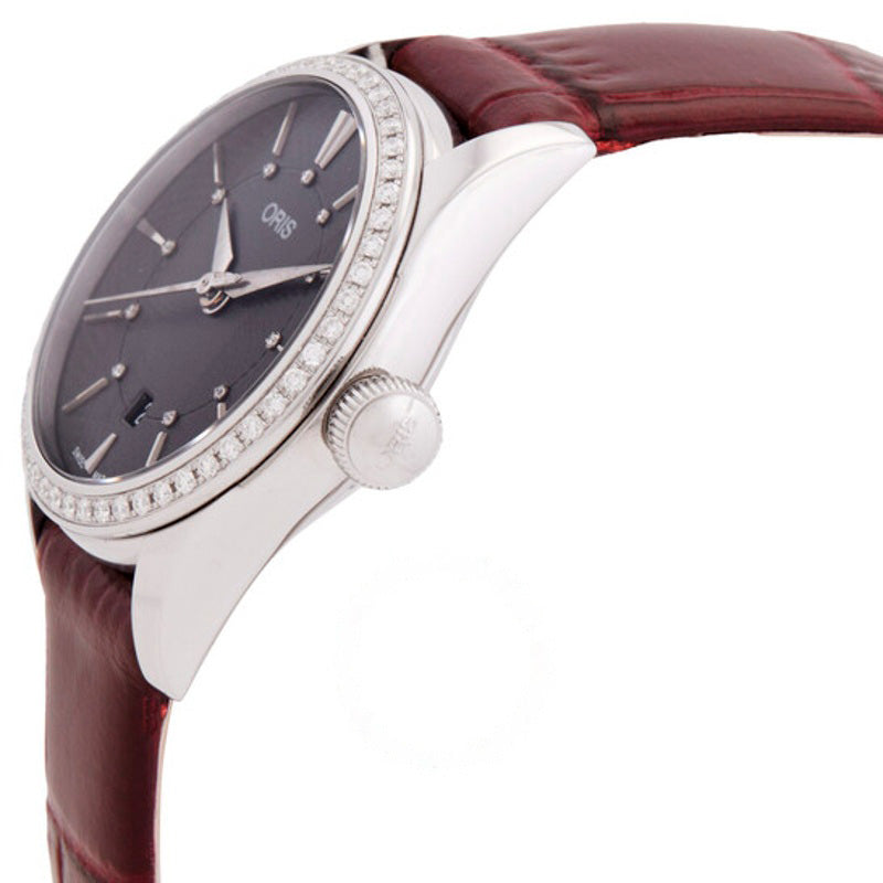 Relógio Artelier Automático Diamante Cinza Mostrador 01 561 7722 4953-07 5 28 mm - Mercado de Luxo - O Maior E-Commerce de Bens, Produtos e Serviços de Luxo do Brasil.