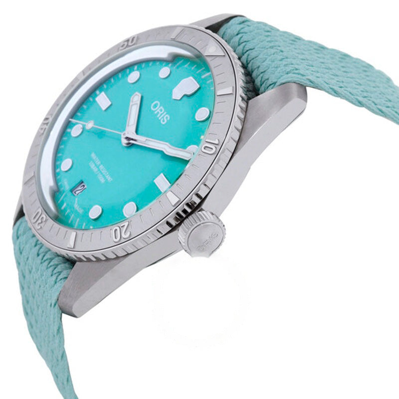 Relógio Oris Divers Sixty-Five Automático Verde Dial 01 733 7771 4057-07 3 19 38 mm - Mercado de Luxo - O Maior E-Commerce de Bens, Produtos e Serviços de Luxo do Brasil.