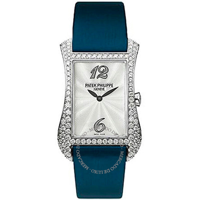 Relógio Gondolo Serata Ouro Branco 18k Diamante Azul 27 mm - Mercado de Luxo - O Maior E-Commerce de Bens, Produtos e Serviços de Luxo do Brasil.